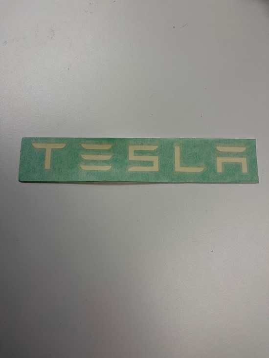 Tesla White Decal Sticker - Picture 2 of 3